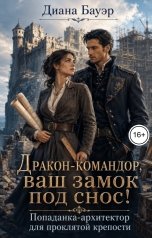 обложка книги Диана Бауэр "Дракон-командор, ваш замок под снос! Попаданка-архитектор для проклятой крепости"