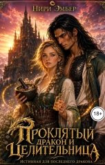 обложка книги Нири Эмбер "Проклятый и целительница. Истинная для последнего дракона"