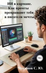 обложка книги Чувашов С. Ю. "ИИ в кармане. Как промты превращают тебя в писателя мечты"
