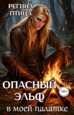 обложка книги Регина Птица Моно "Опасный эльф в моей палатке"