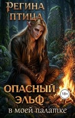 обложка книги Регина Птица Моно "Опасный эльф в моей палатке"
