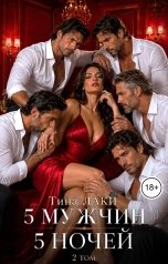 обложка книги Тина Лаки "Пять мужчин, пять ночей 2"
