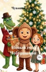 обложка книги Чувашов С. Ю. "Новый год с Чебурашкой"