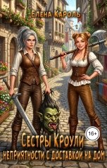 обложка книги Елена Кароль "Сестры Кроули. Неприятности с доставкой на дом"