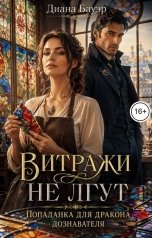 обложка книги Диана Бауэр "Витражи не лгут. Попаданка для дракона дознавателя"