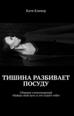 обложка книги Катя Клевер "Тишина разбивает посуду"