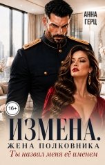 обложка книги Анна Герц "Измена Жена полковника Ты назвал меня её именем"