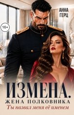 обложка книги Анна Герц "Измена Жена полковника Ты назвал меня её именем"