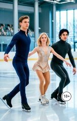 обложка книги Victoria Virel "Фигурное катание и эротическое закулисье"