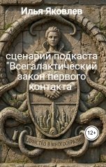 обложка книги Илья Яковлев "сценарий подкаста "Всегалактический закон первого контакта""