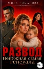 обложка книги Мила Романова "Развод. Ненужная семья генерала"