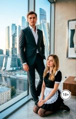 обложка книги Лорд Вейн "Домашняя служанка в пентхаусе Москва-Сити"