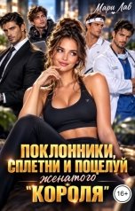 обложка книги Мари Лав "Поклонники, сплетни и поцелуй женатого "короля""
