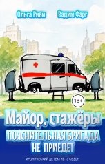 обложка книги Ольга Риви, Вадим Фарг "Майор и стажёры. Пояснительная бригада не приедет"