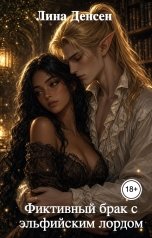обложка книги Лина Денсен "Фиктивный брак с эльфийским лордом"