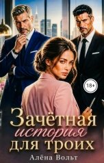 обложка книги Алёна Вольт "Зачетная история для троих"
