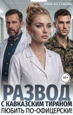 обложка книги Лана Бессонова "Развод с кавказским тираном. Любить по-офицерски!"