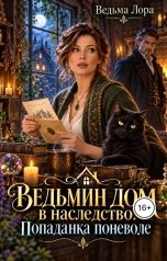 обложка книги Ведьма Лора "Ведьмин дом в наследство. Попаданка поневоле"