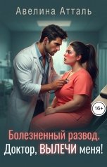 обложка книги Авелина Атталь "Болезненный развод.  Доктор, вылечи меня!"