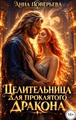обложка книги Анна Поверьева "Целительница для проклятого дракона"