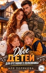 обложка книги Аля Полякова "Двое детей, кот и мама для отставного полковника"