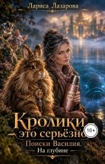 обложка книги Lazarova larica "Кролики - это серьезно. Поиски Василия. На глубине."