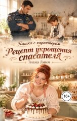 обложка книги Тиана Лимм "Пышка с характером. Рецепт укрощения спасателя"