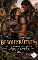 обложка книги Victoria Virel "Как я приручила велоцираптора и случайно покорила сердце вождя"