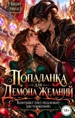обложка книги Нири Эмбер "Попаданка для демона желаний. Контракт (не) подлежит расторжению"