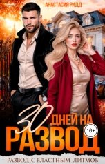 обложка книги Анастасия Ридд "30 дней на развод"