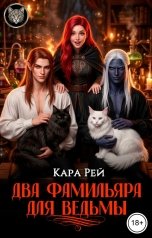 обложка книги Кара Рей "Два фамильяра для ведьмы"