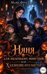 обложка книги Майк Фроствелл "Няня для маленьких монстров, или Хэллоуин круглый год"