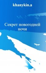 обложка книги khanykin.a "Секрет новогодней ночи"