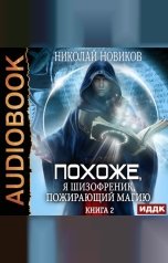 обложка книги Николай Новиков "Похоже, я шизофреник, пожирающий магию. Книга 2"