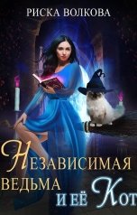 обложка книги Риска Волкова "Независимая ведьма и ее кот"