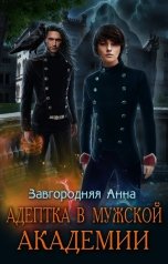 обложка книги Анна Завгородняя "Адептка в мужской академии"