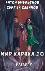 обложка книги Антон Емельянов и Сергей Савинов "Мир Карика 10. Один за всех"