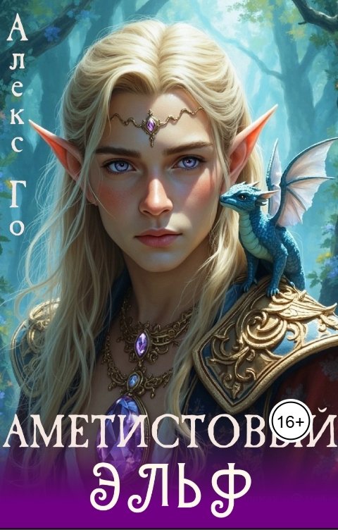 Обложка книги Алекс Го Аметистовый эльф