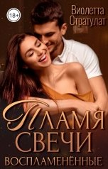 обложка книги Виолетта Стратулат "Пламя свечи"