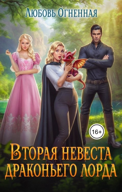 Обложка книги Дора Коуст - Любовь Огненная Вторая невеста Драконьего Лорда