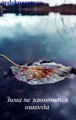 обложка книги maleknazarova "Зима не закончится никогда"