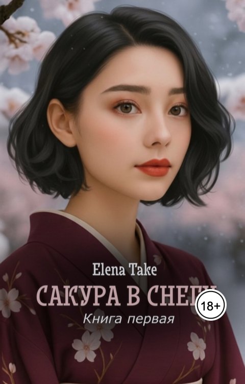 Обложка книги Elena Take Сакура в снегу