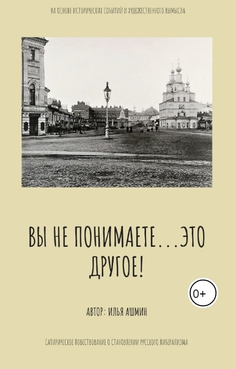 Обложка книги Илья Ашмин Вы не понимаете...это другое!