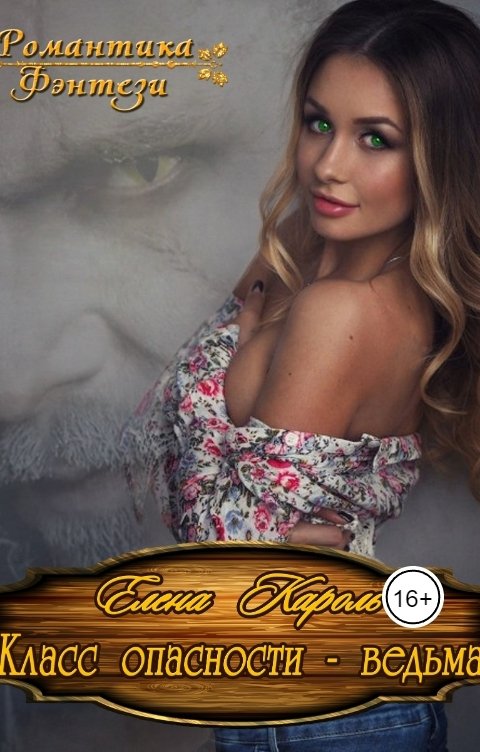 Обложка книги Елена Кароль Класс опасности - ведьма