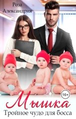обложка книги Роза Александрия "Мышка. Тройное чудо для босса"