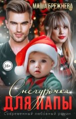 обложка книги Маша Брежнева "Снегурочка для папы"