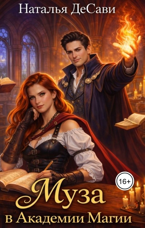 Обложка книги Наталья ДеСави Муза в Академии Магии