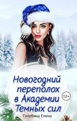 обложка книги Голубина Елена "Новогодний переполох в академии Темных сил"