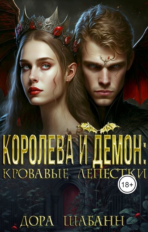 Обложка книги Дора Шабанн Королева и Демон: Кровавые лепестки