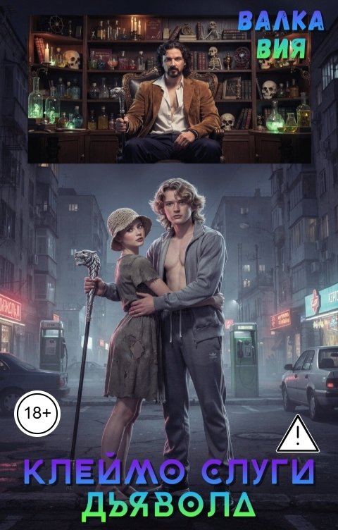 Обложка книги Валка Вия Клеймо слуги дьявола